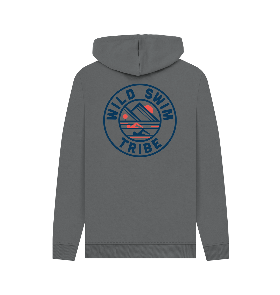 Slate Grey Printed Hoody