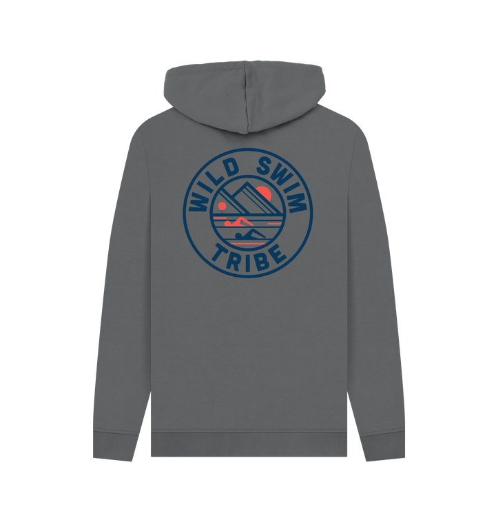 Slate Grey Printed Hoody