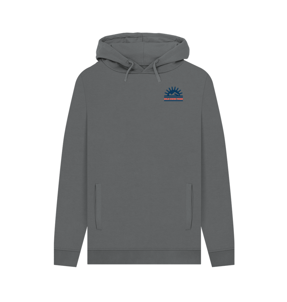 Slate Grey Printed Hoody Front