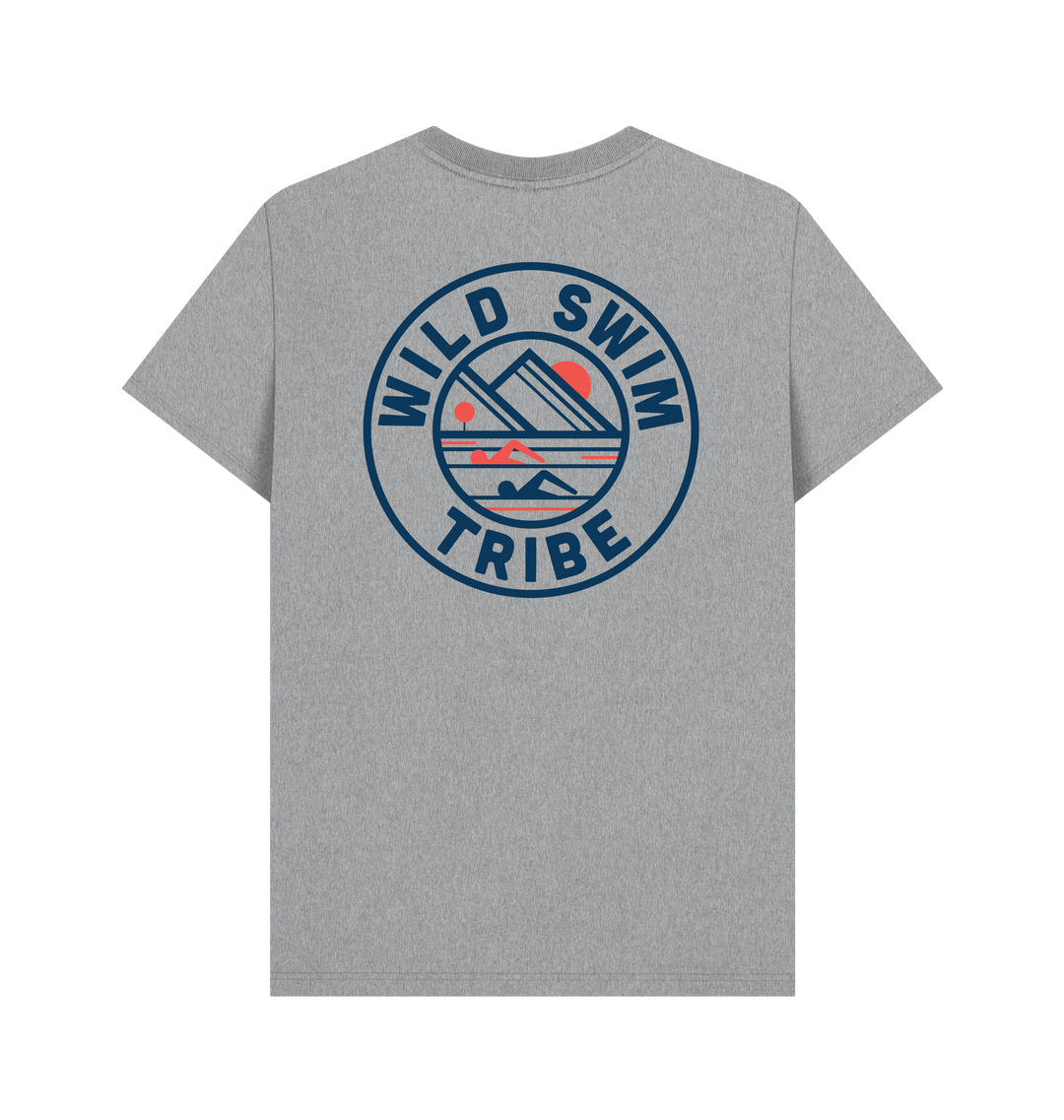 Athletic Grey Printed T-shirt