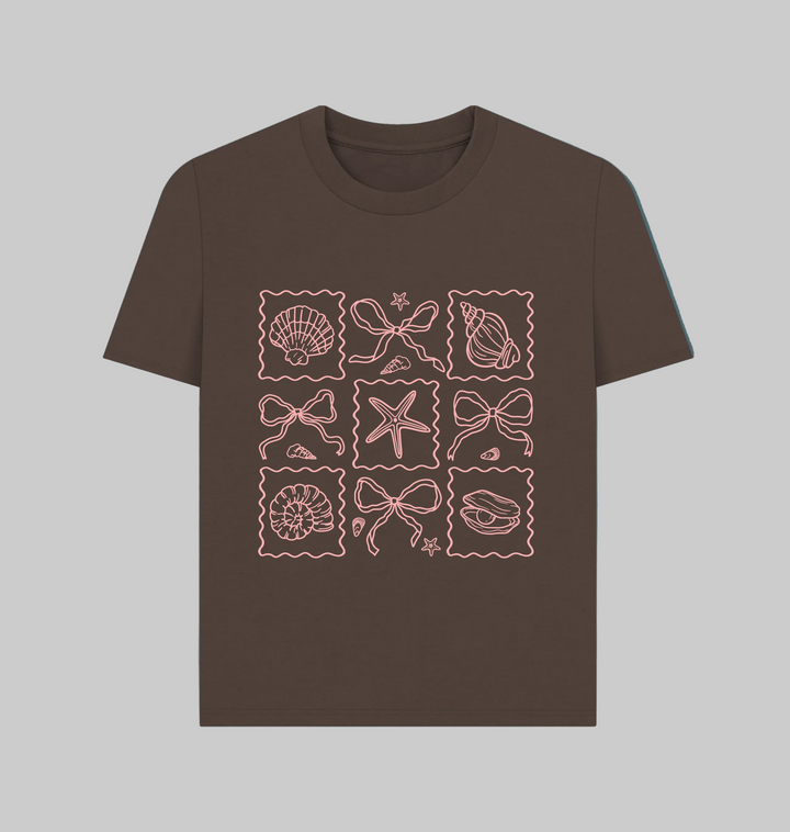 Chocolate Printed T-shirt Front