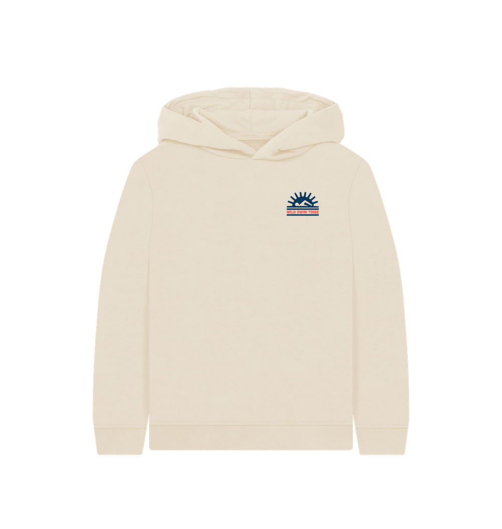 Oat Printed Kids Hoodie Front