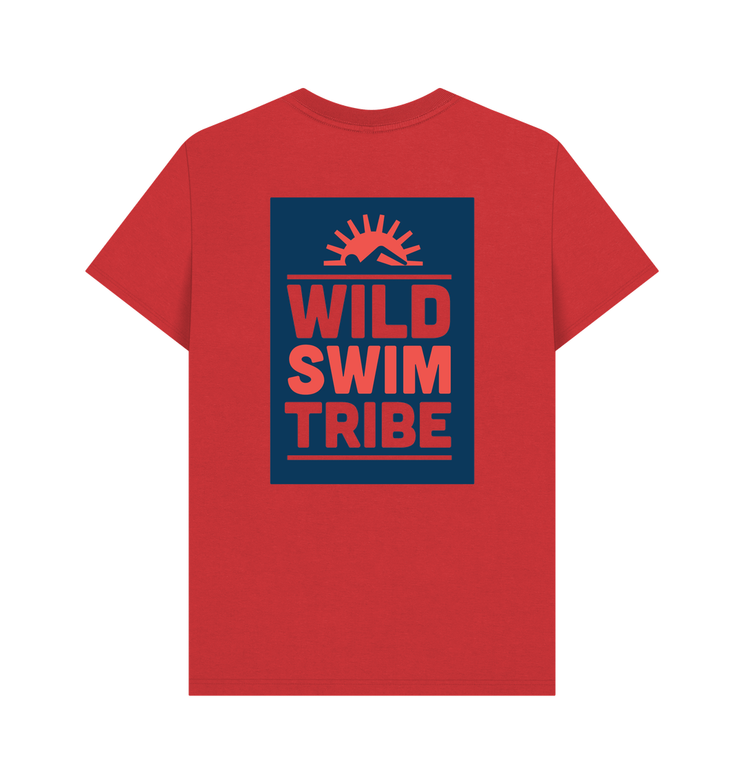 Red Printed T-shirt Back