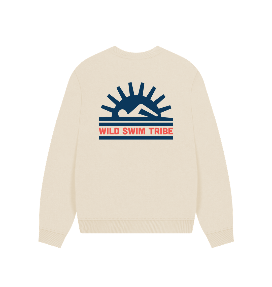 Oat Printed Sweater Back