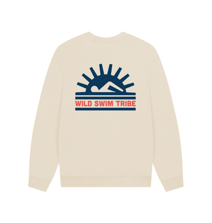 Oat Printed Sweater Back