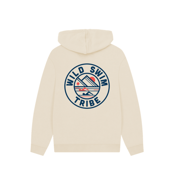 Oat Printed Hoody Back