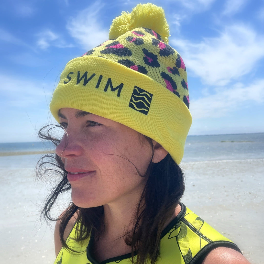 The Wild Waterproof Woolly in Yellow Leopard