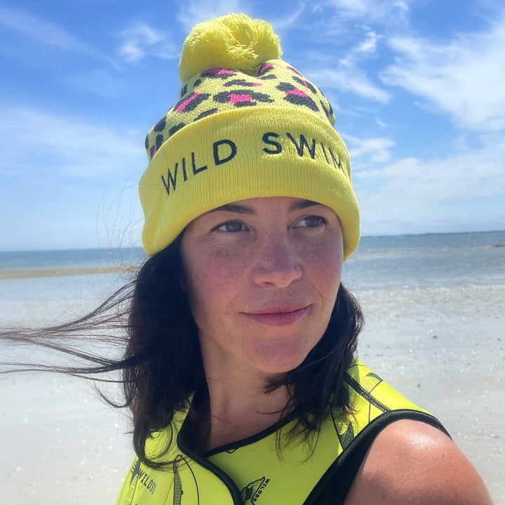 The Wild Waterproof Woolly in Yellow Leopard
