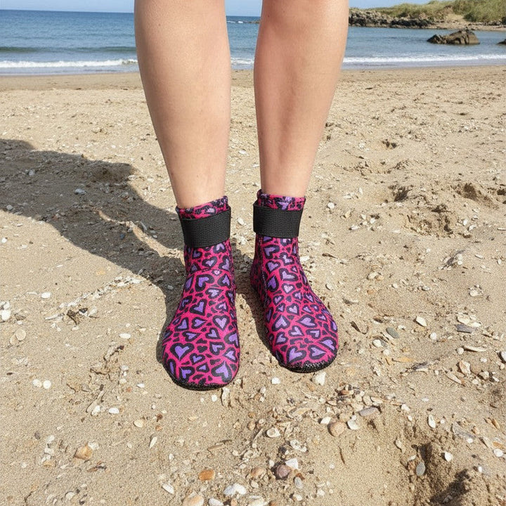 Limestone Neoprene Swimming Socks in Cold Cold Heart