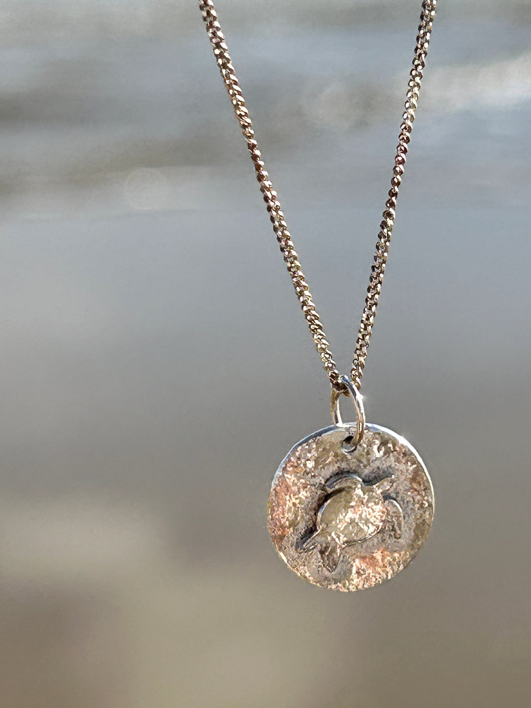 Turtle Silver Necklace
