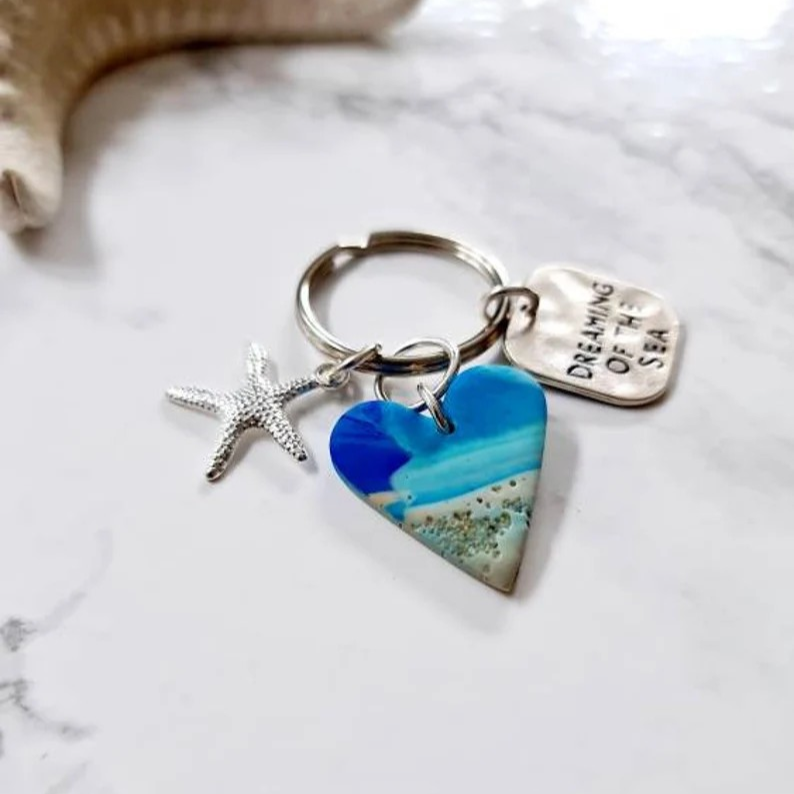 Beach Lover Keyring