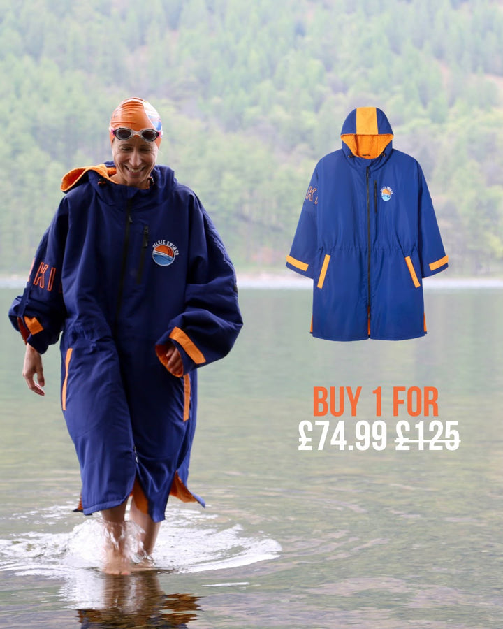SELKIE RECYCLED SELKIE ROBE - NAVY