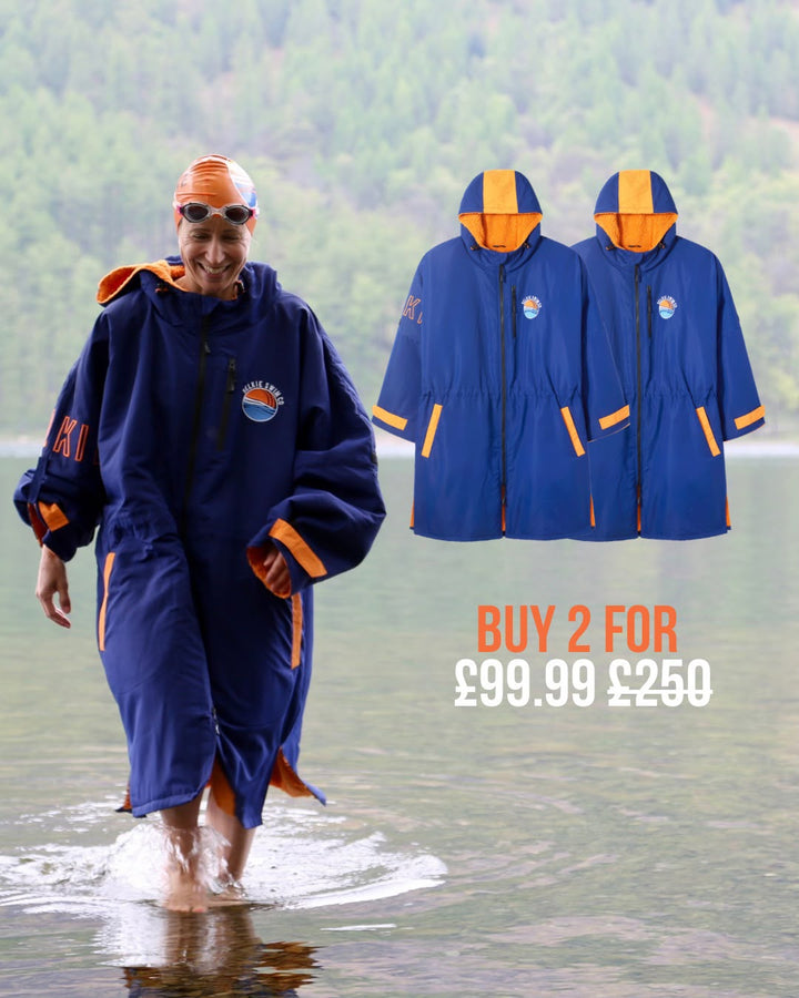 SELKIE RECYCLED SELKIE ROBE - NAVY