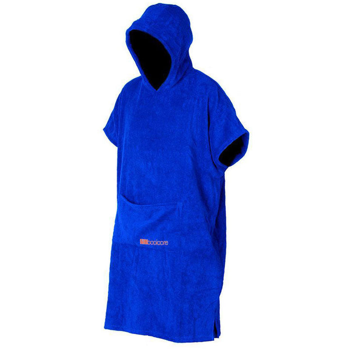 Premium Midi Royal Blue Changing Robe - 100% Cotton Eco-Friendly Outdoor Towel