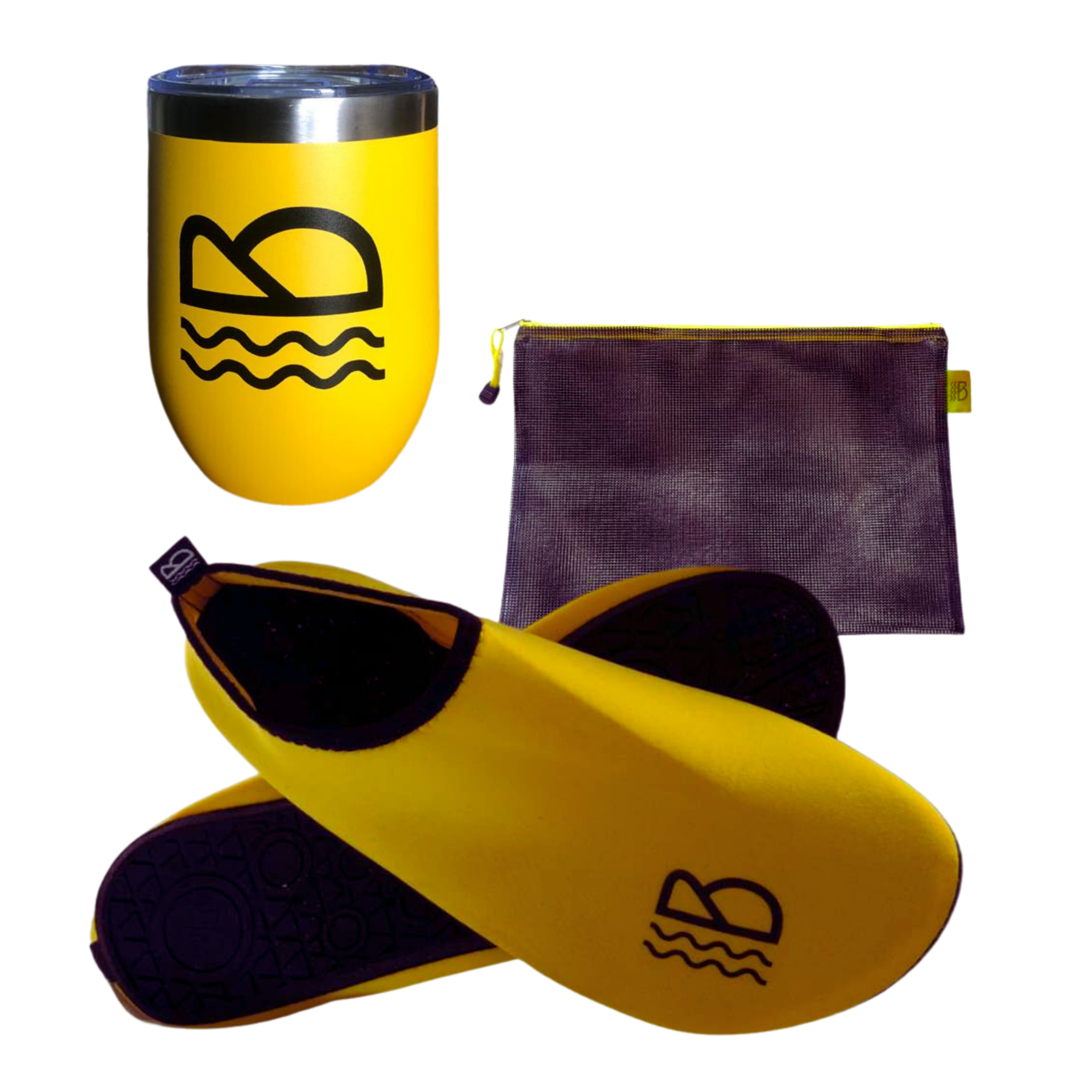 Shoes & Cup Beach Pack