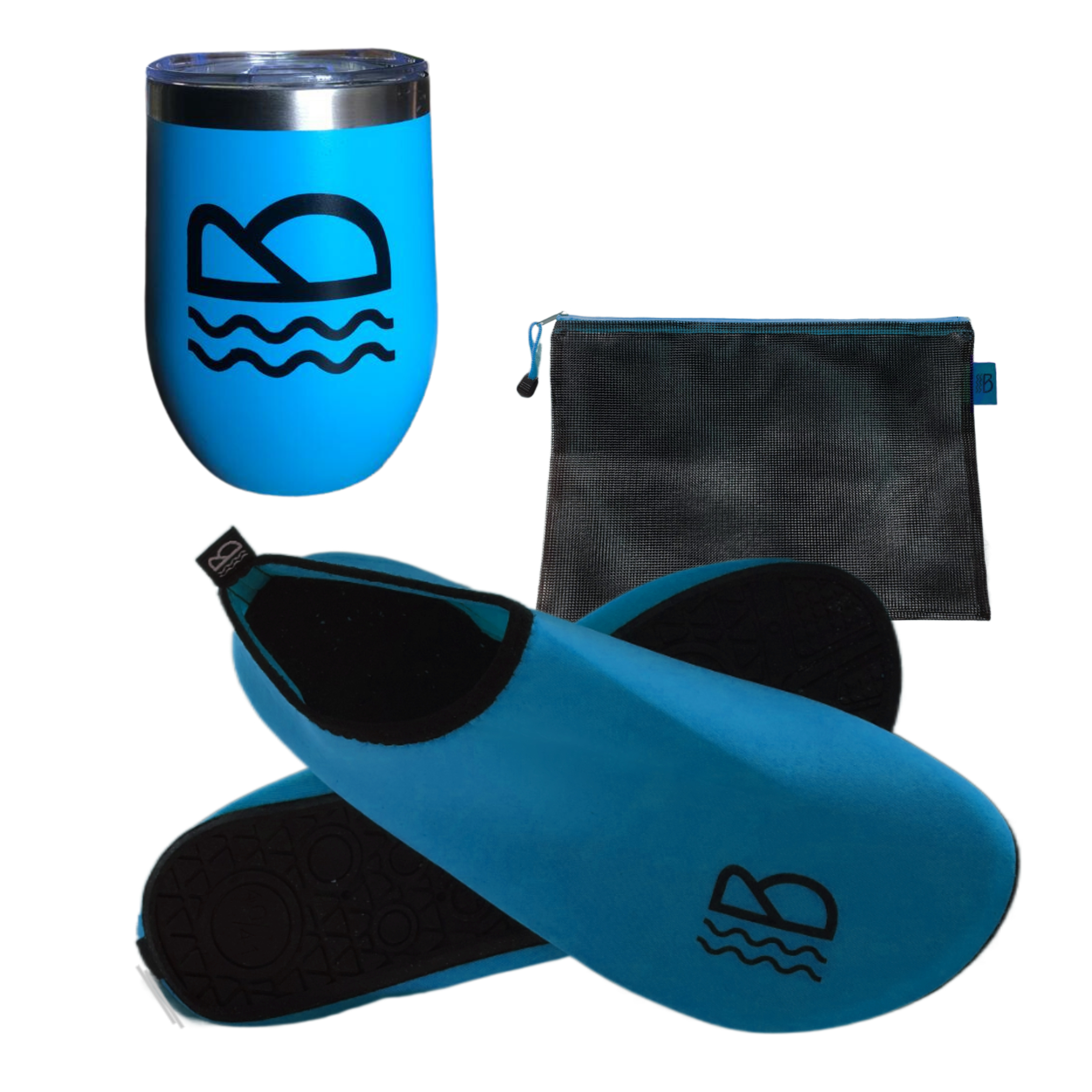 Shoes & Cup Beach Pack