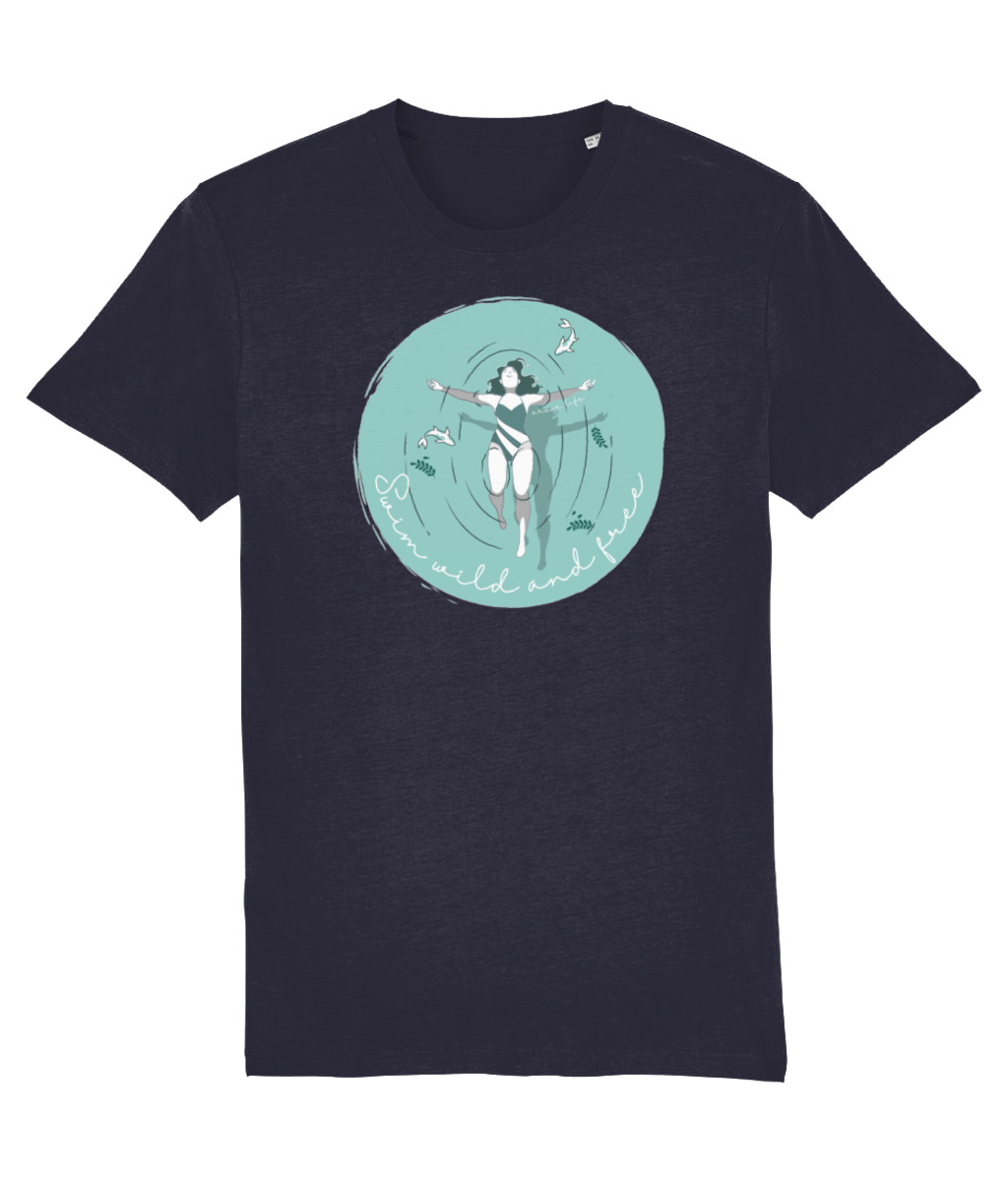 Swim Wild and Free Organic Cotton T-shirt