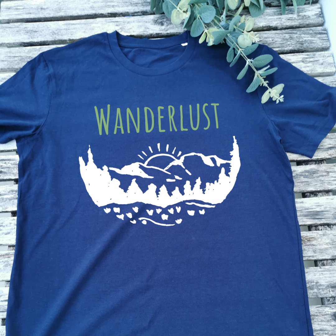 Wanderlust Unisex Organic Cotton T-shirt