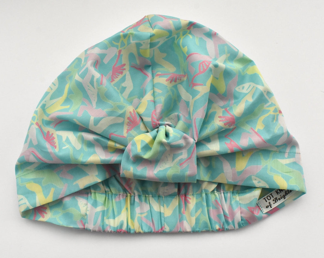 Salty Sea Knot - Swimming Cap Topper - Swim Turban - Clara Shoes
