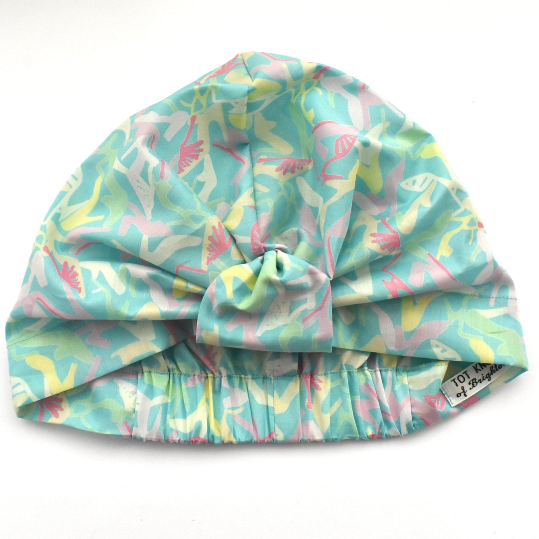 Salty Sea Knot - Swimming Cap Topper - Swim Turban - Clara Shoes