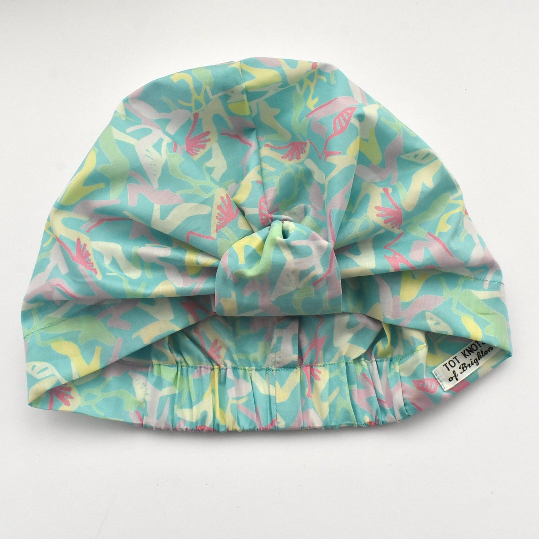 Salty Sea Knot - Swimming Cap Topper - Swim Turban - Clara Shoes