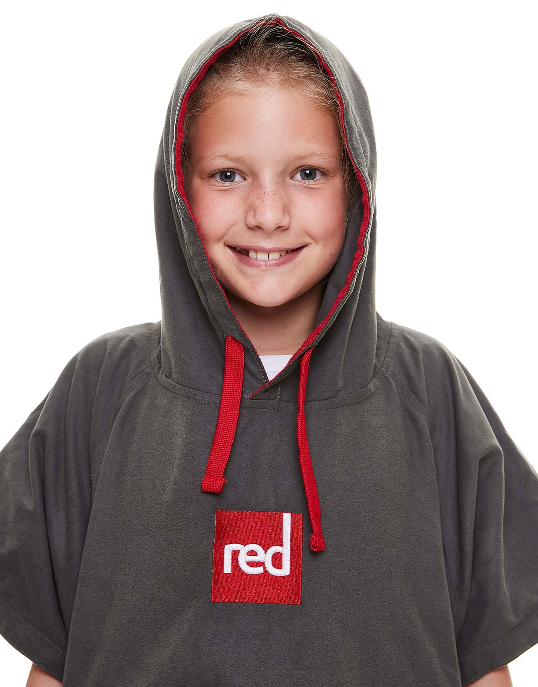 Kids’ Quick Dry Microfibre Changing Robe - Grey