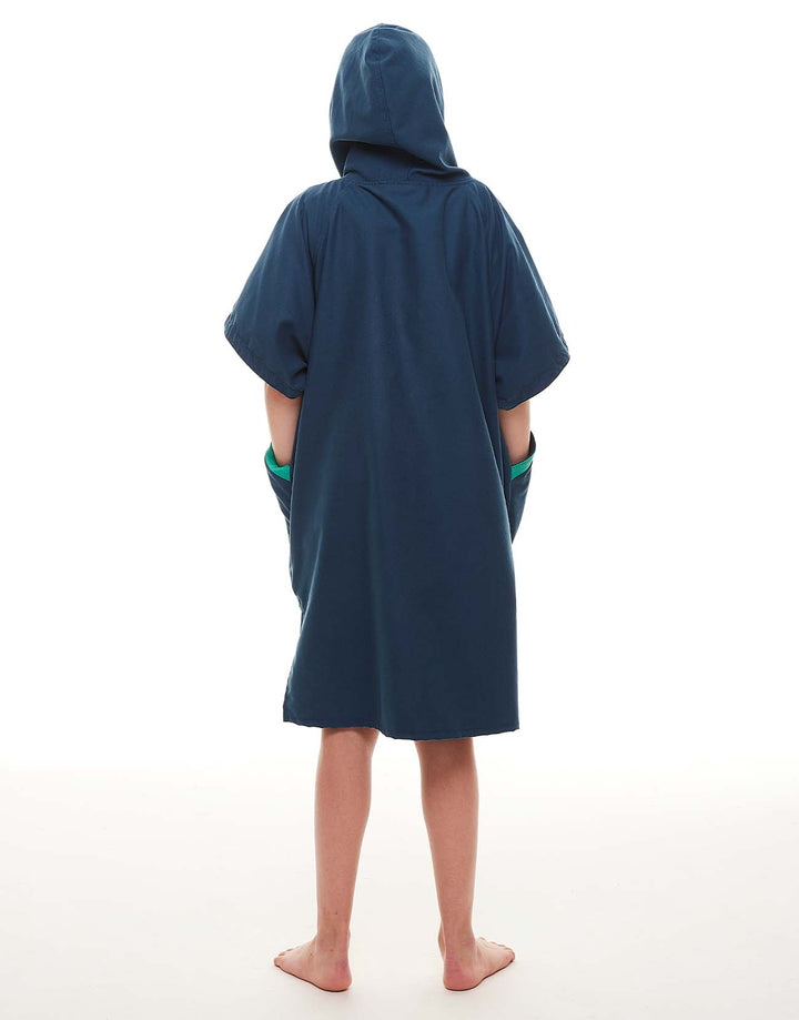 Kids’ Quick Dry Microfibre Changing Robe - Navy