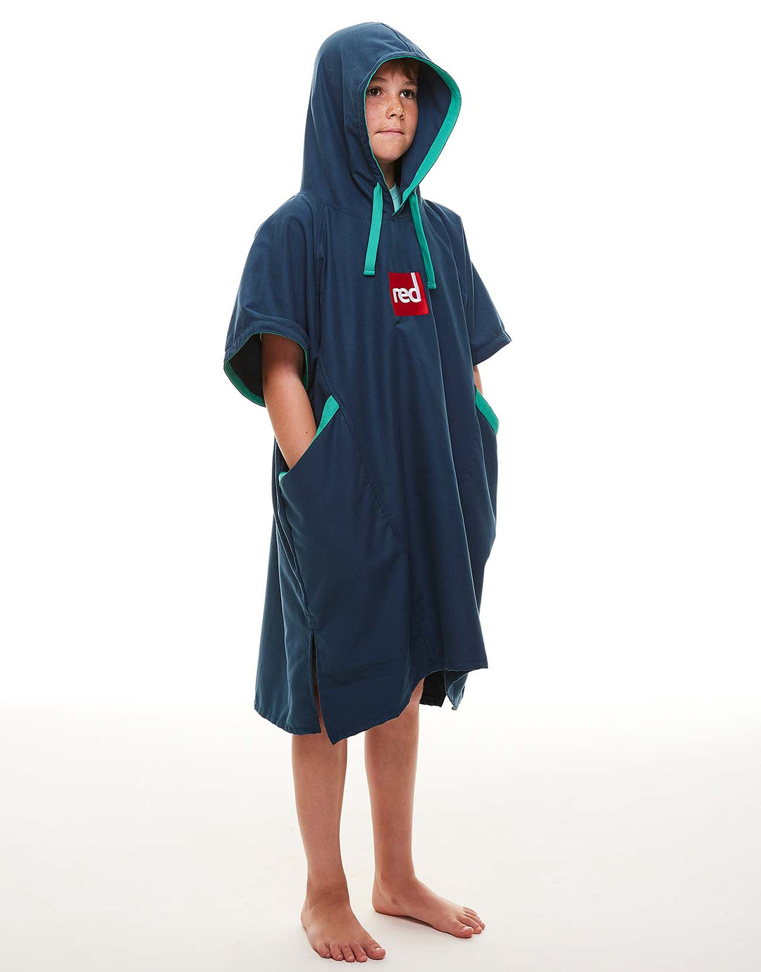 Kids’ Quick Dry Microfibre Changing Robe - Navy