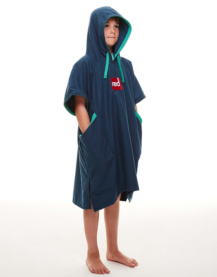 Kids’ Quick Dry Microfibre Changing Robe - Navy