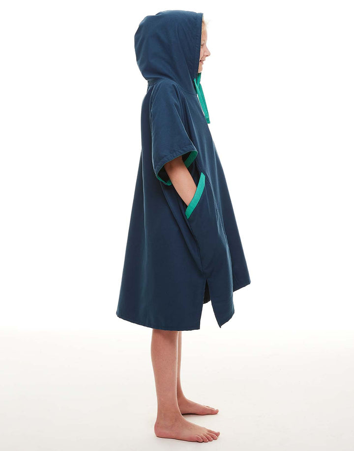 Kids’ Quick Dry Microfibre Changing Robe - Navy