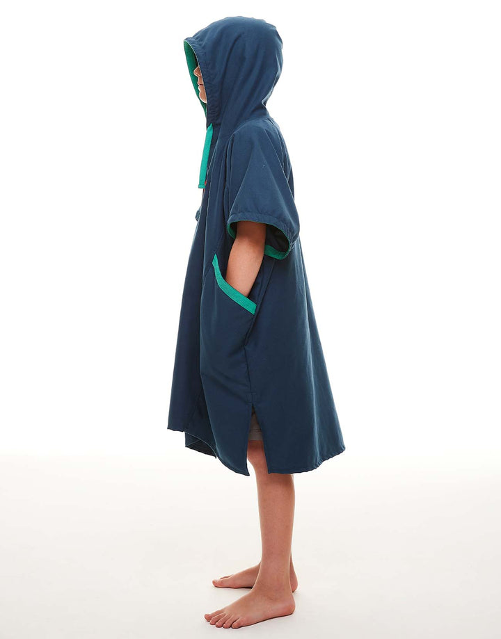 Kids’ Quick Dry Microfibre Changing Robe - Navy