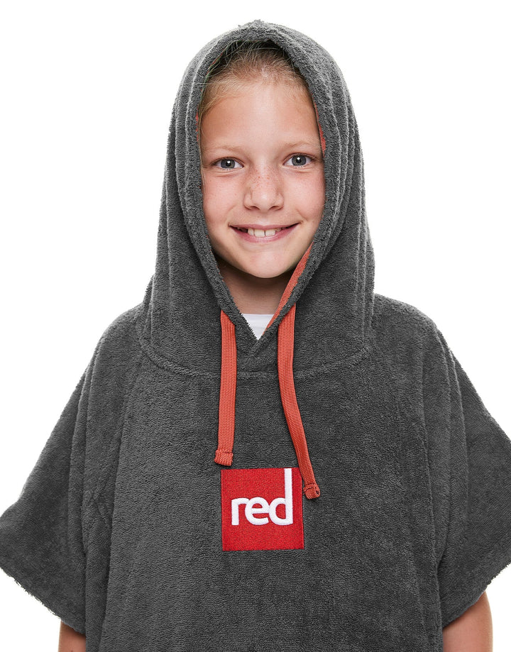 Kids’ Towelling Change Robe - Grey