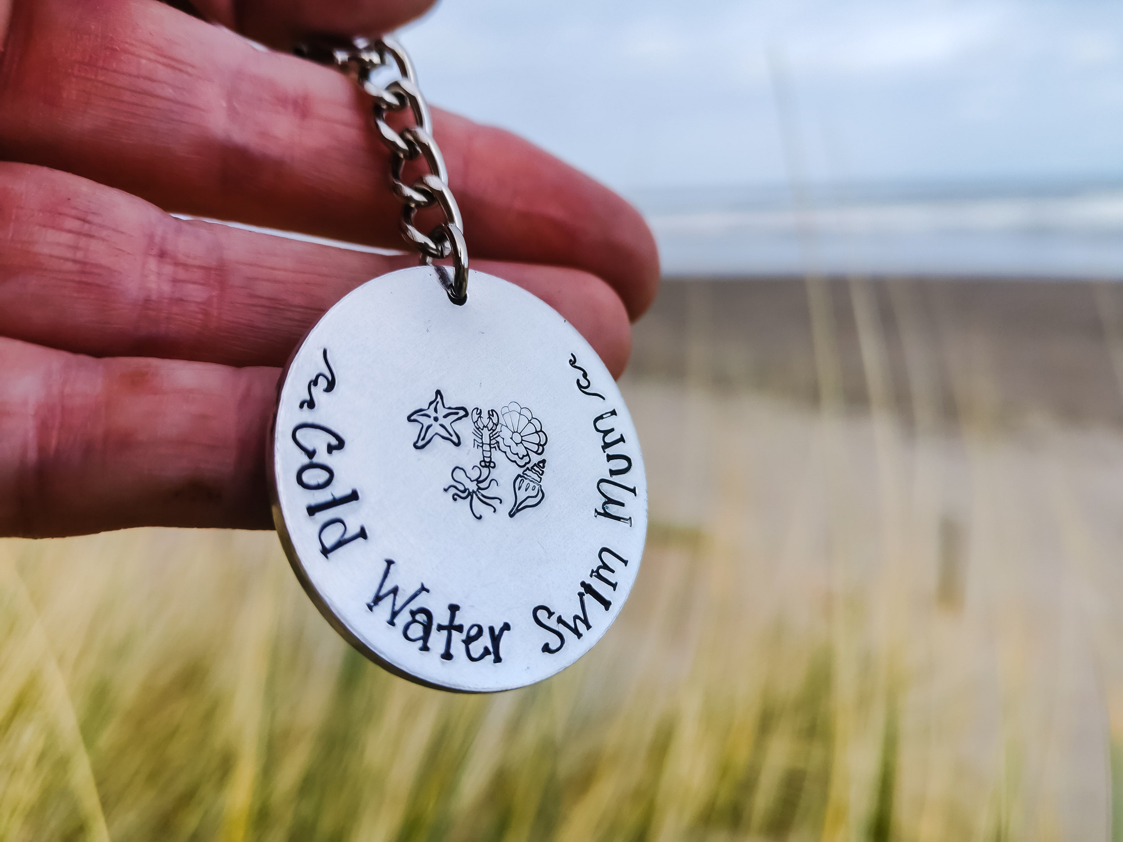 'COLD WATER SWIM MUM' Keyring