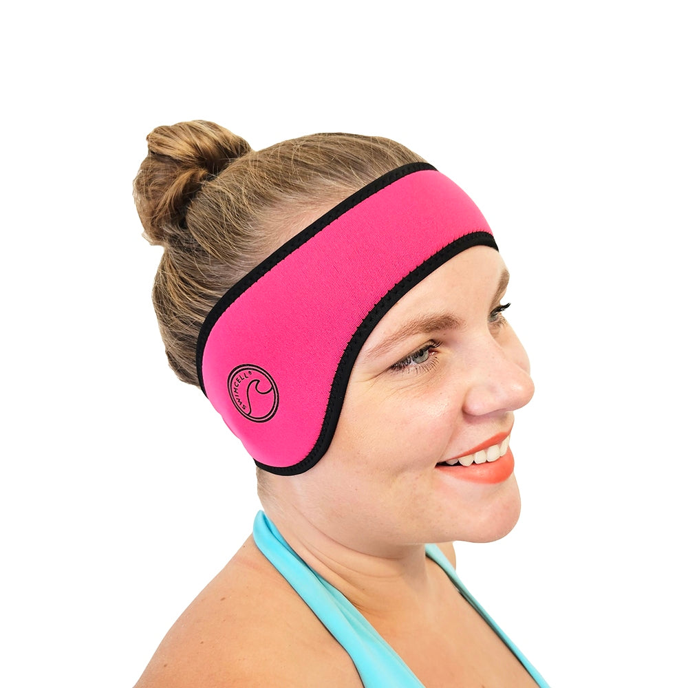 Pink Ear Warmer Headband for running