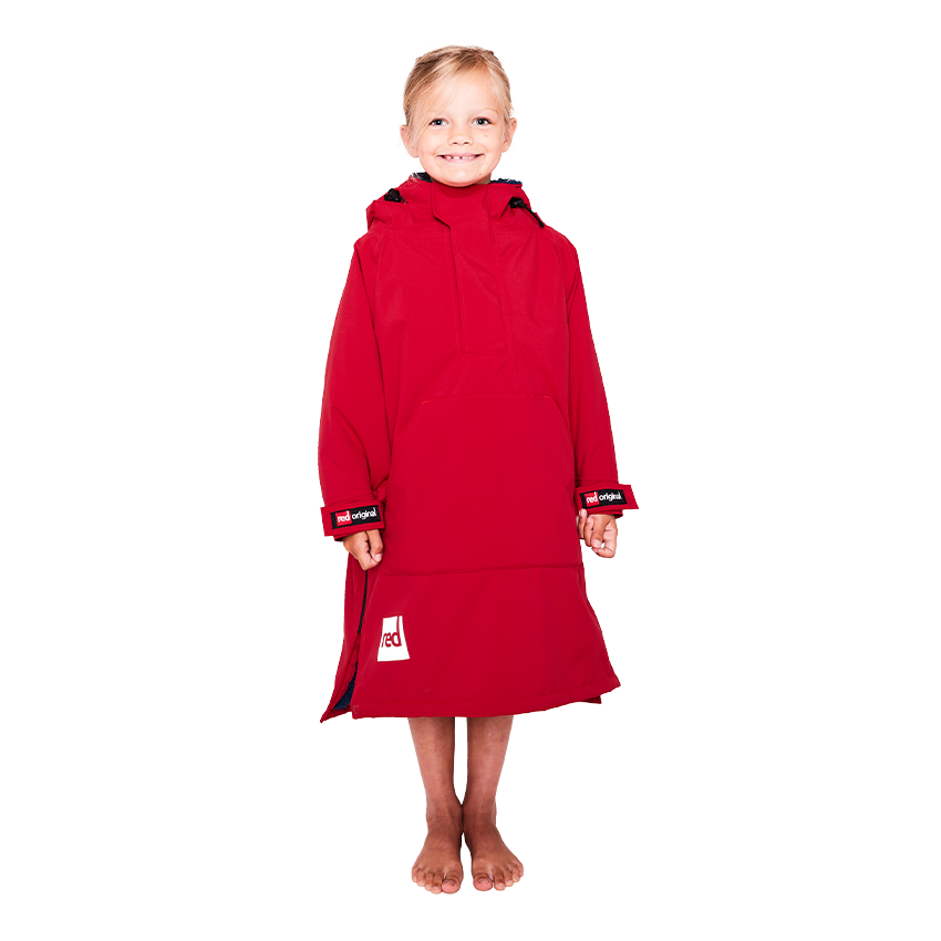 Kids’ Dry Poncho - Red