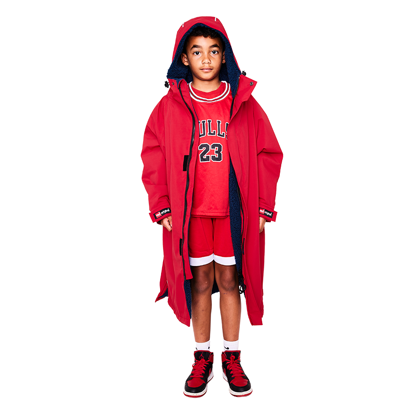 Kids’ Dry Pro Robe - Red