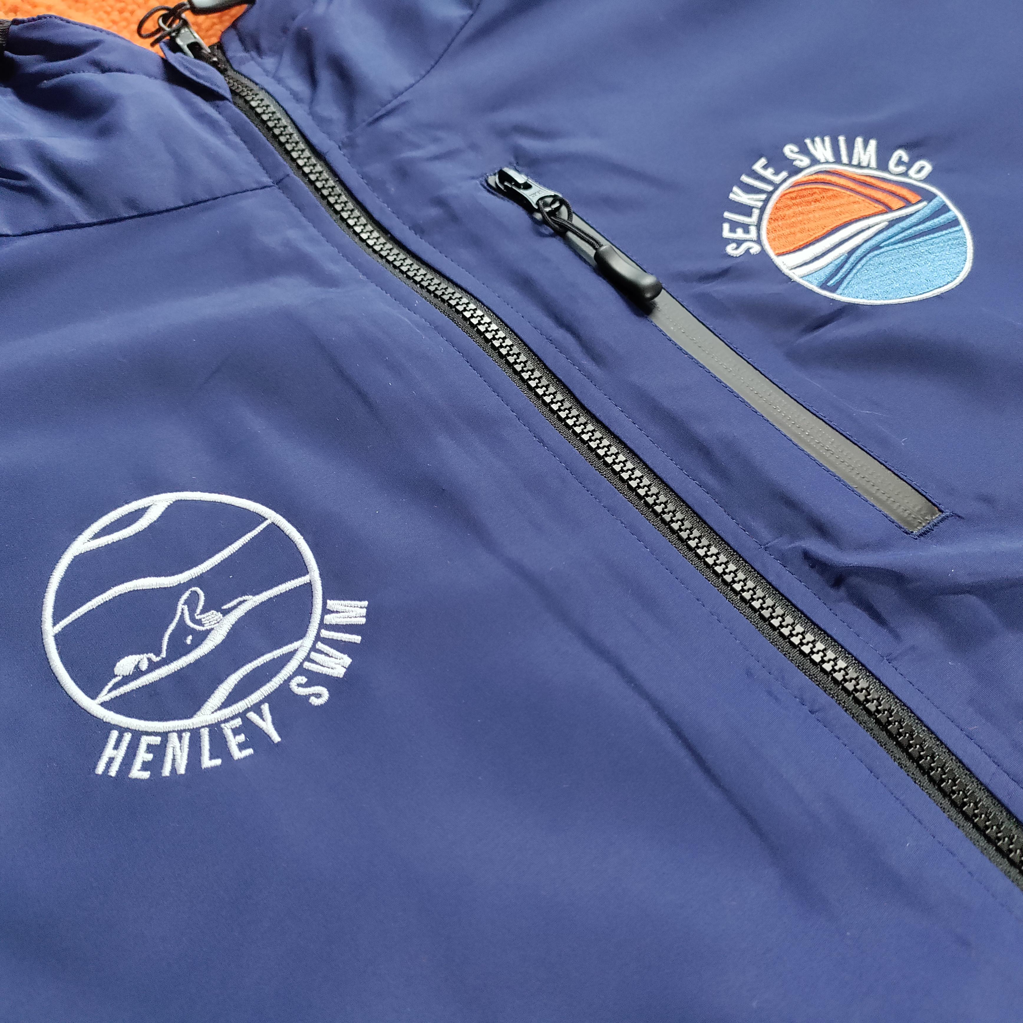 RECYCLED SELKIE ROBE DUAL BRANDED WITH HENLEY SWIM LOGO