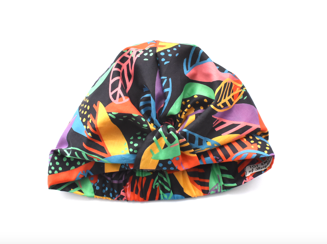Salty Sea Knot - Swimming Cap Topper Swim Turban - Memphis Trail