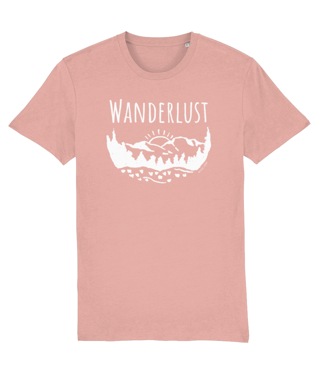 Wanderlust Unisex Organic Cotton T-shirt