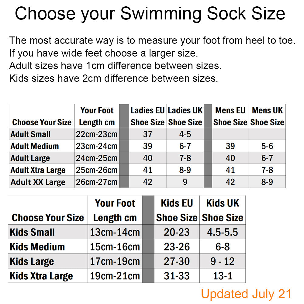 Swimming Socks With Toe Protection Kids and Adults