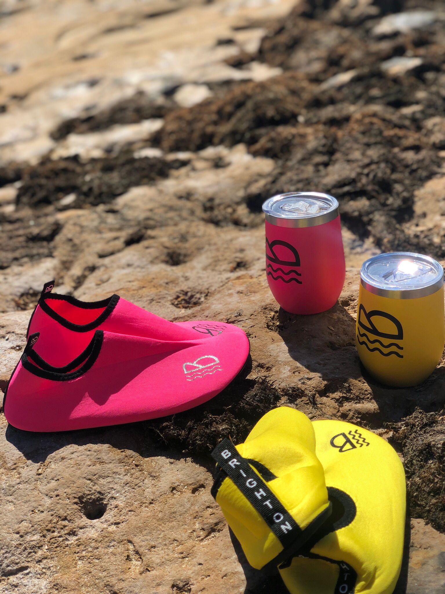 Palace Pier Pink Stainless Steel Beach Cup