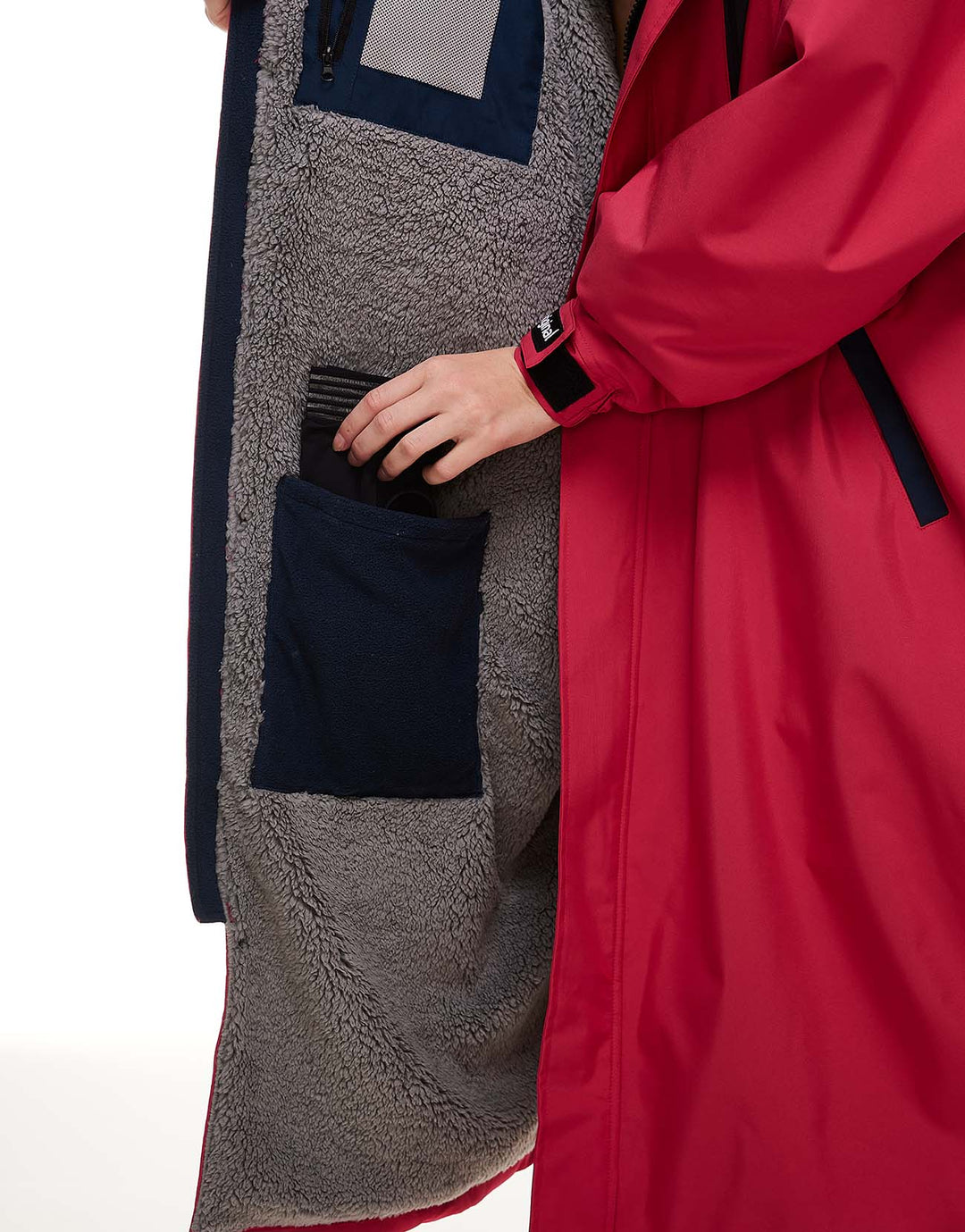 Women's Long Sleeve Pro Change Robe EVO - Fuchsia