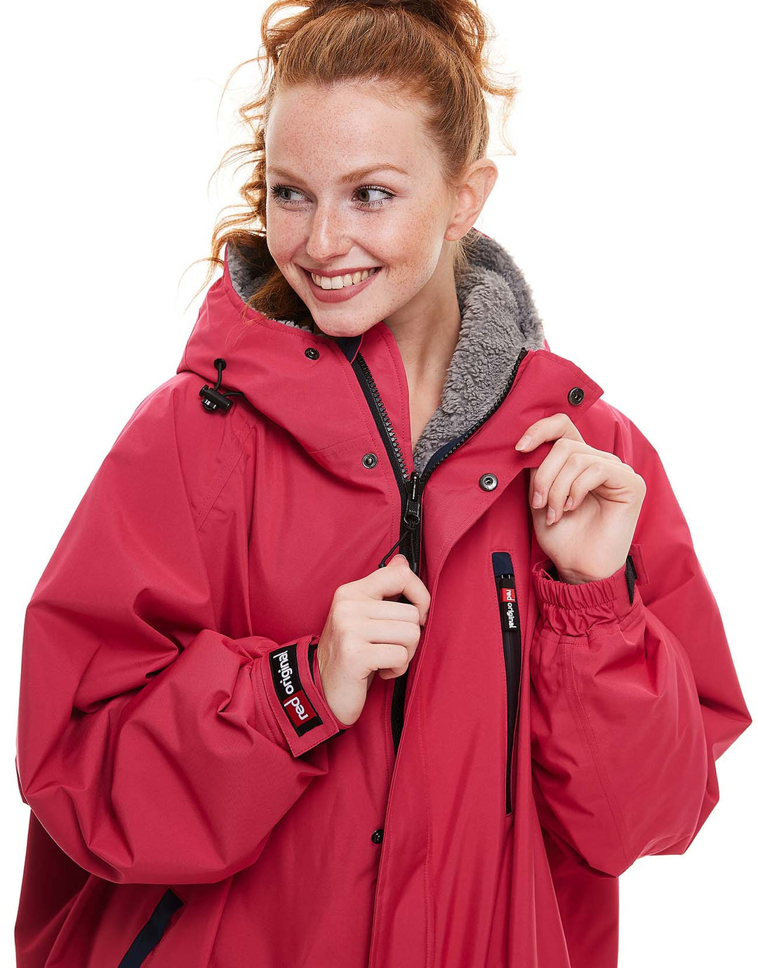 Women's Long Sleeve Pro Change Robe EVO - Fuchsia