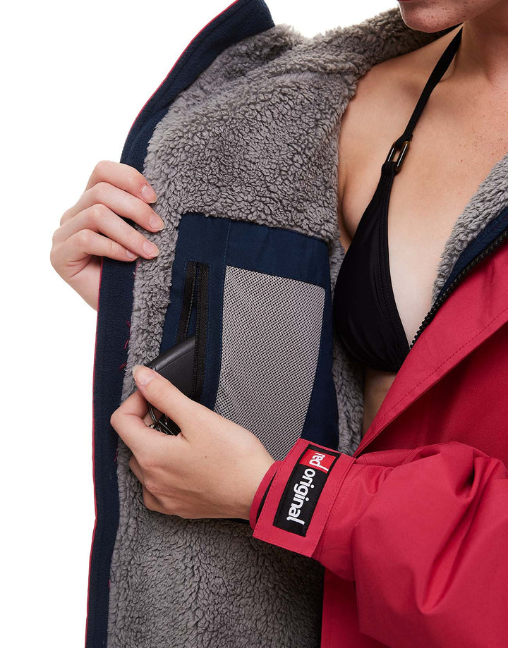 Women's Long Sleeve Pro Change Robe EVO - Fuchsia