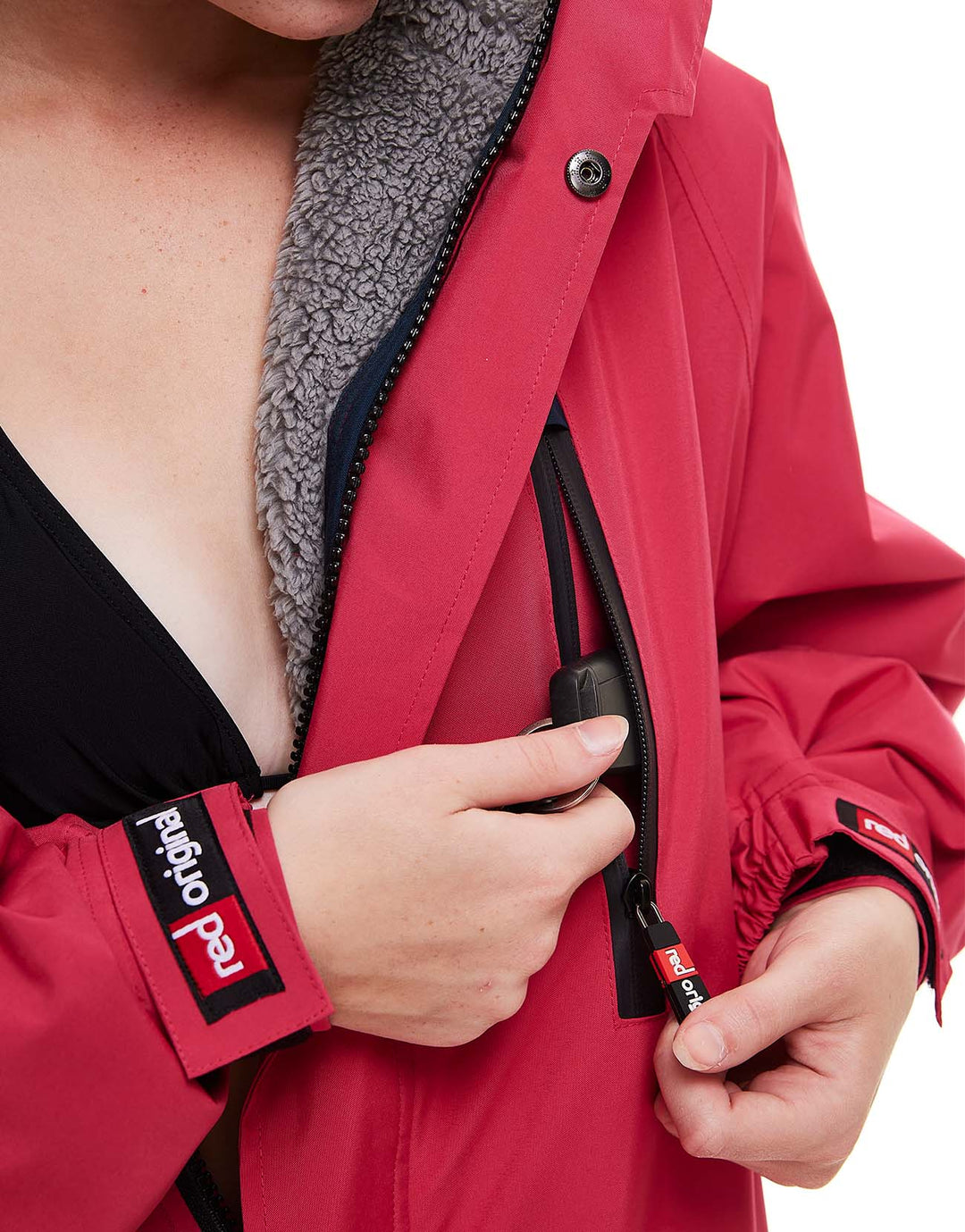Women's Long Sleeve Pro Change Robe EVO - Fuchsia