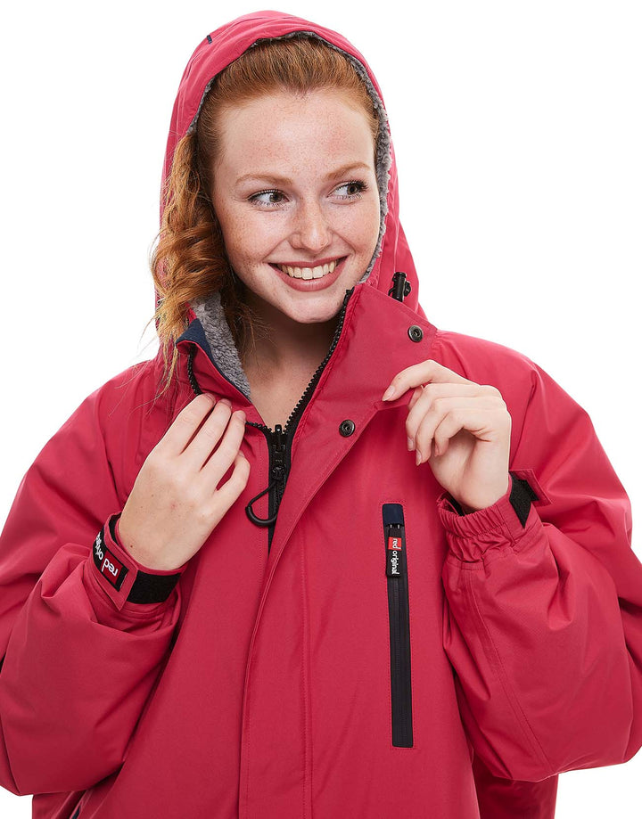 Women's Long Sleeve Pro Change Robe EVO - Fuchsia