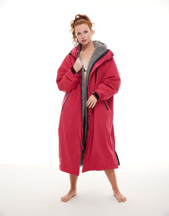 Women's Long Sleeve Pro Change Robe EVO - Fuchsia