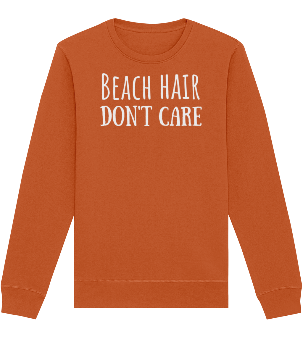 Beach Hair Don't Care Organic Cotton Sweatshirt | Arvor Life
