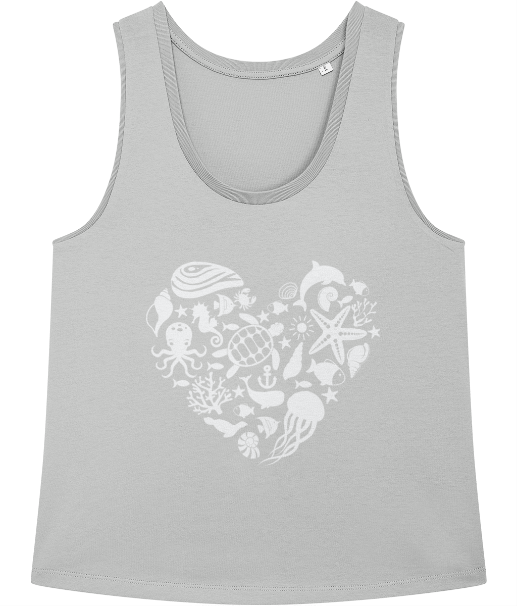 Sea at Heart Organic Vest Top