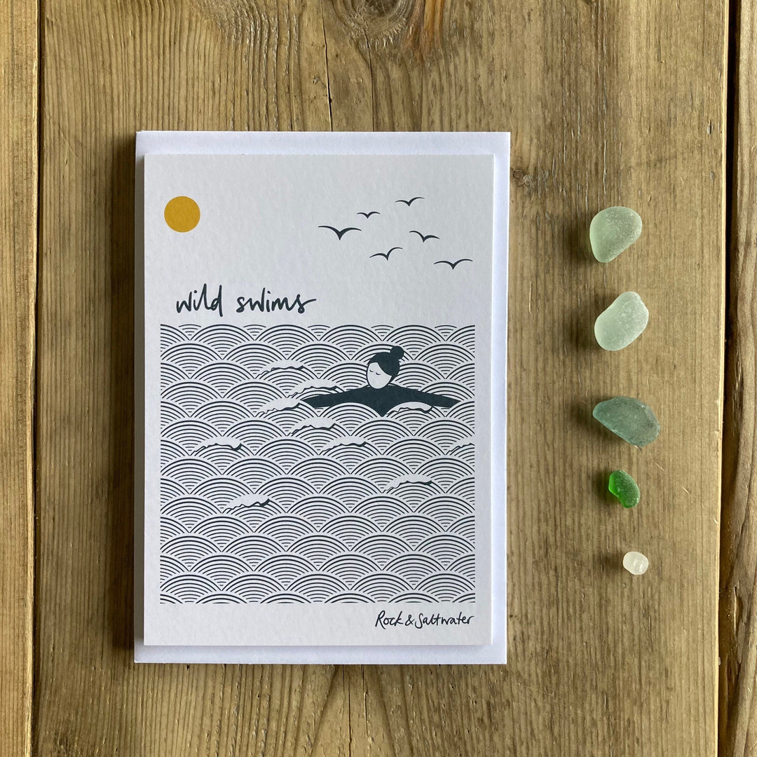 Wild swims notecards | pack of 8
